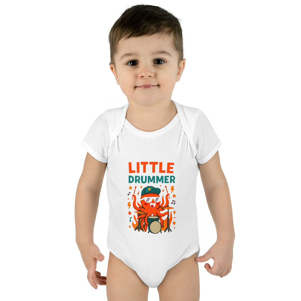 Little Drummer Infant Bodysuit - Cute Baby Outfit for Music Lovers