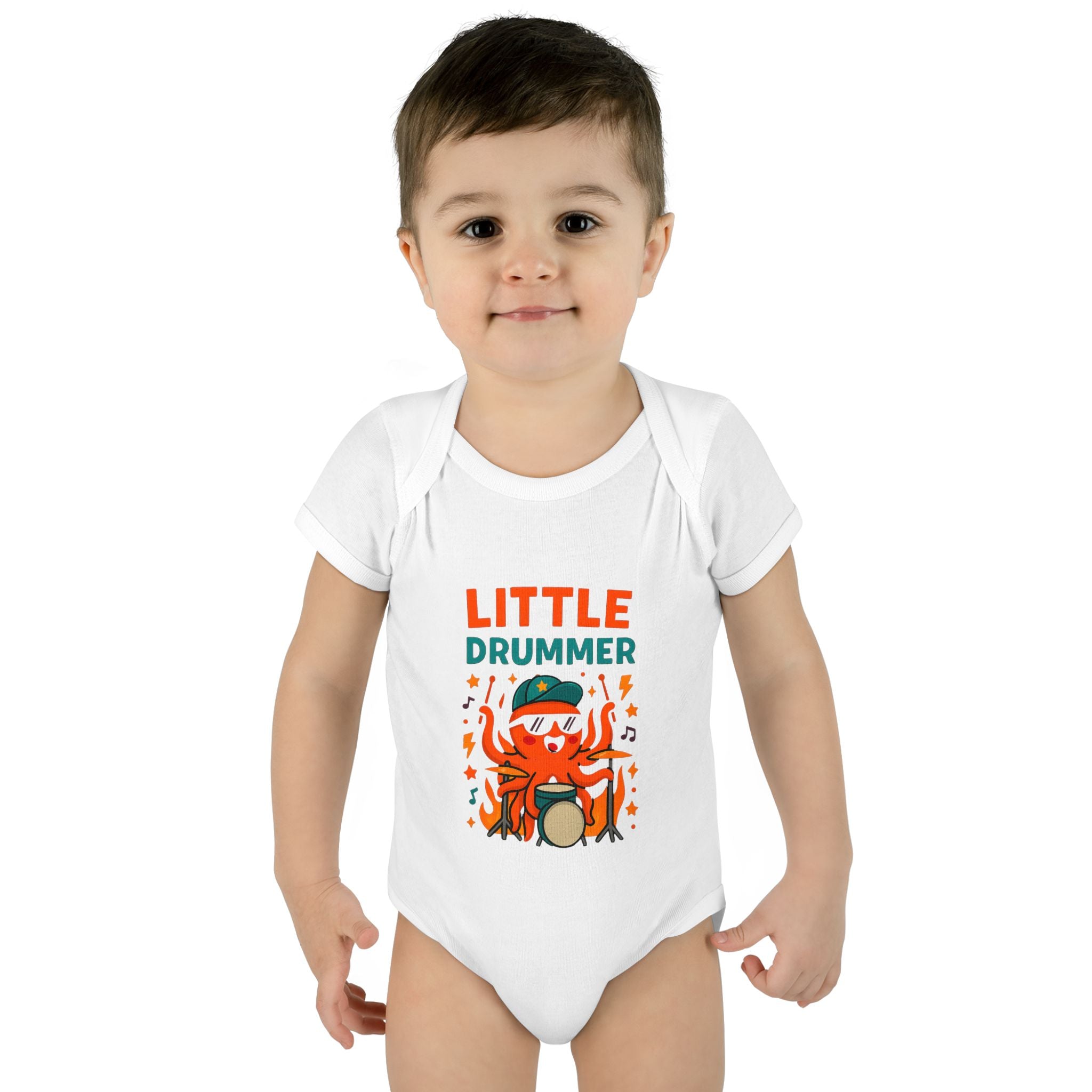 Little Drummer Infant Bodysuit - Cute Baby Outfit for Music Lovers