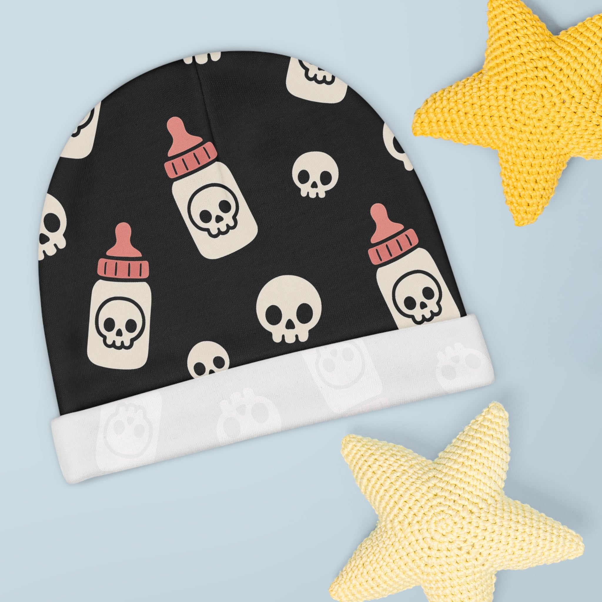 Skull Baby Beanie - Cute & Edgy Infant Hat