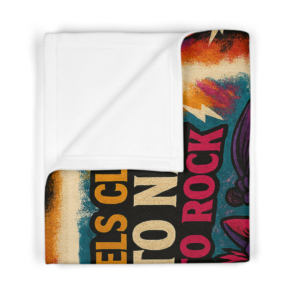 Rockin' Baby Fleece Blanket - Born to Nap, Raised to Rock