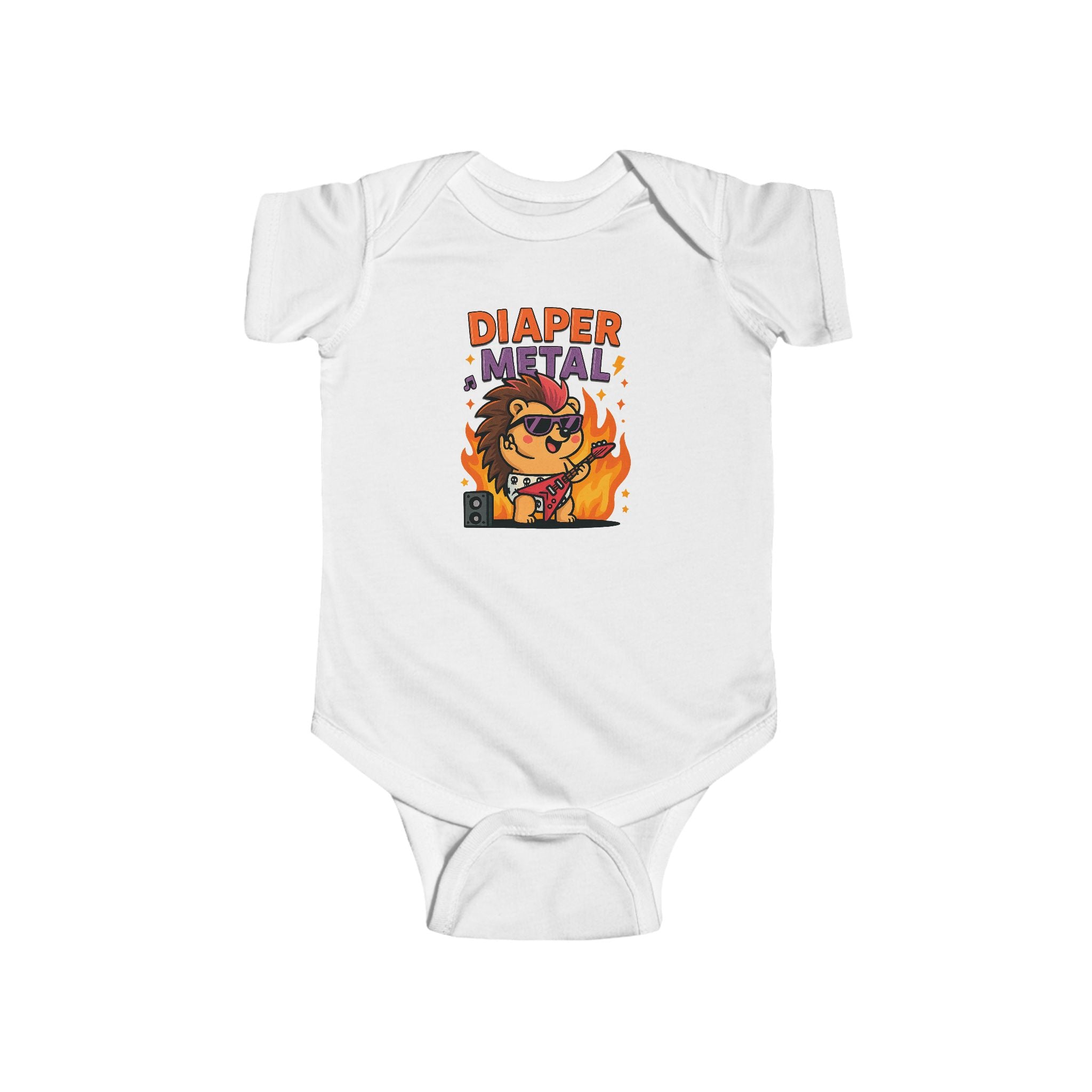 Diaper Metal Baby Bodysuit