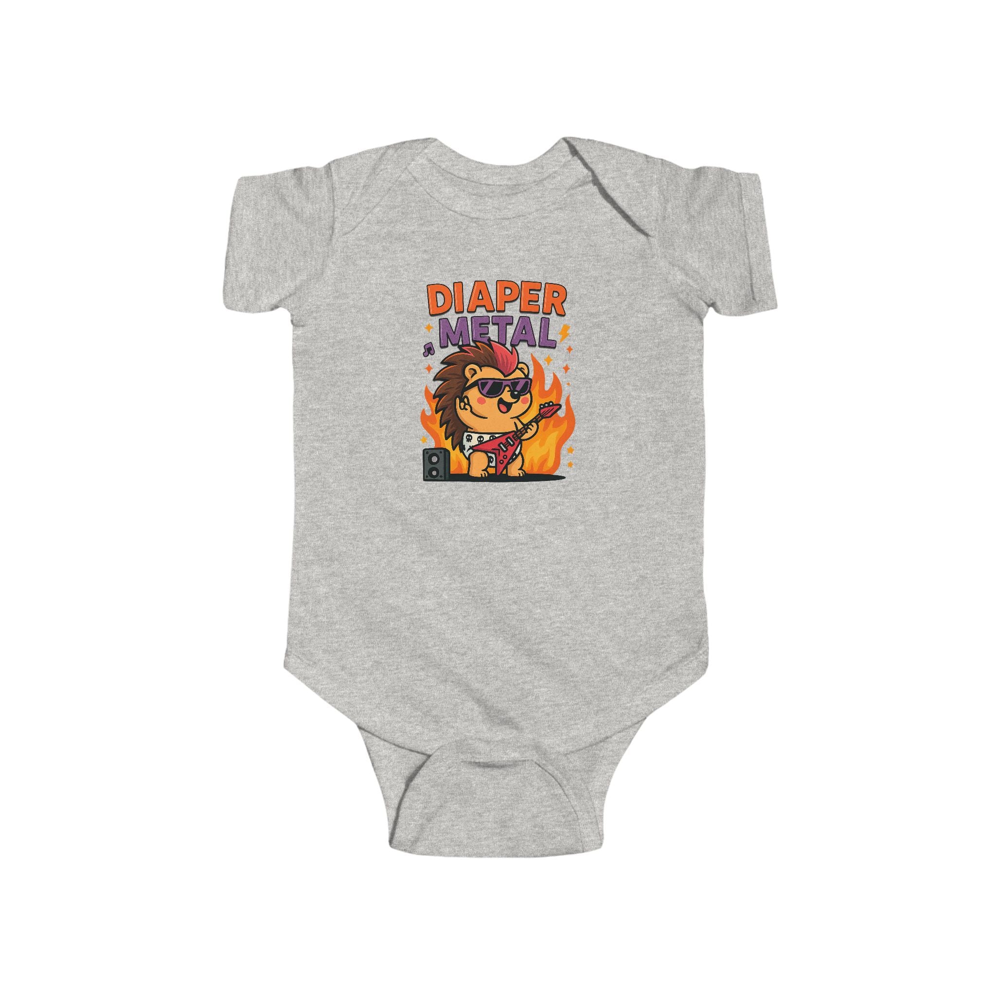 Diaper Metal Baby Bodysuit